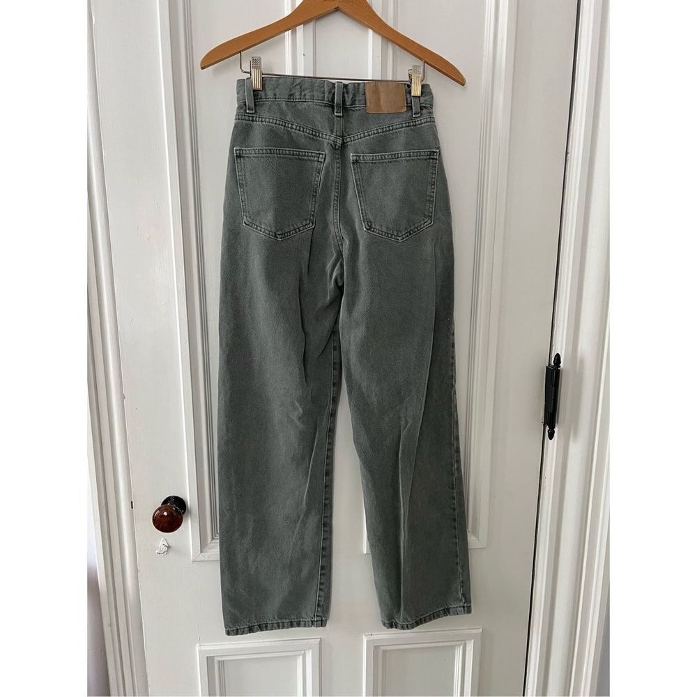American Eagle cotton-on loose straight high rise khaki jeans 2 - Picture 2 of 4